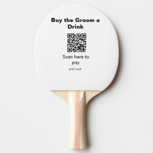 新郎に乾杯を買う QR コードをスキャンする 卓球ラケット