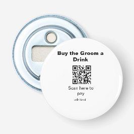 新郎に乾杯を買う QR コードをスキャンする 栓抜き