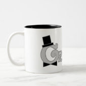 新郎に服を着せて下さい ツートーンマグカップ (左)