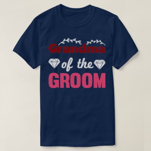 新郎のおばあちゃん Tシャツ (デザイン正面)