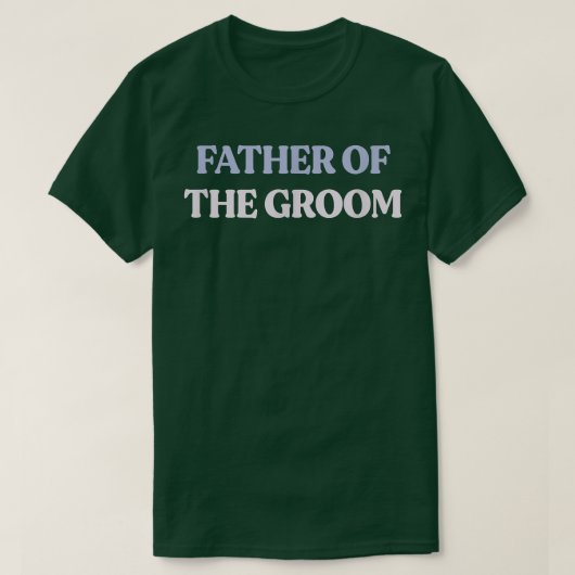 新郎のおもしろい皮肉な引用文グラフィックの父 Tシャツ (デザイン正面)