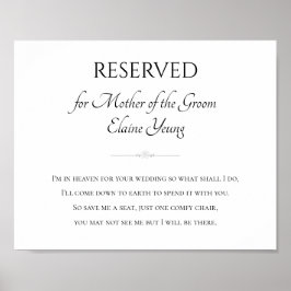 新郎のお母さん私はあなたの天国結婚に ポスター