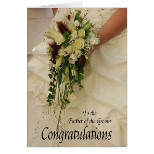 新郎のお祝い結婚の父親