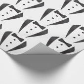 新郎のためのタキシードの結婚祝いそして支柱 ラッピングペーパー (角)