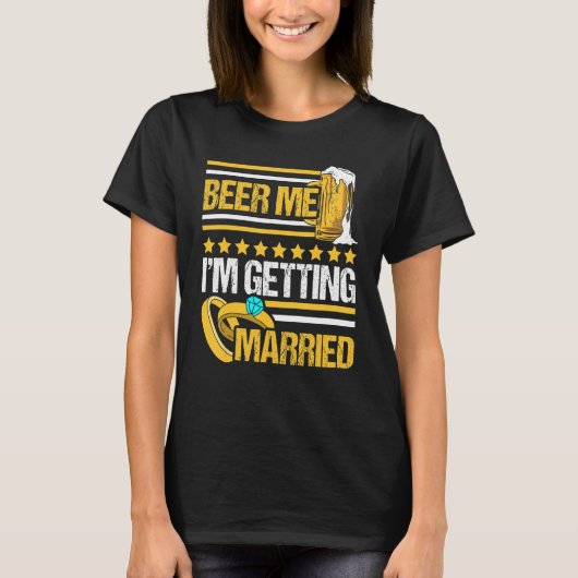 新郎のための独身パーティー婚約5 Tシャツ (正面)