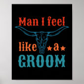 新郎のアパレルが好き感じの男 ポスター (正面)