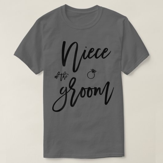 新郎のウィメンズニーセスグラフィックスリングや輪 Tシャツ (デザイン正面)
