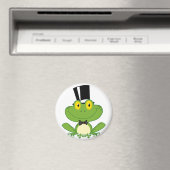 新郎のカエルの漫画のキャラクター マグネット (インサイチュ (食洗機))