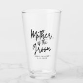 新郎のカスタムウェディングのお母さん タンブラーグラス (正面)