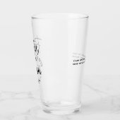 新郎のカスタムウェディングの父 タンブラーグラス (左)