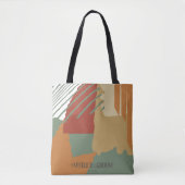 新郎のカラーブロックマザー秋ID740 トートバッグ (正面)