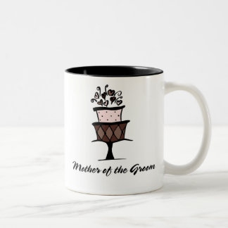 新郎のケーキの母 ツートーンマグカップ