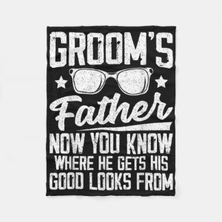 新郎のコスチューム結婚FaのMensの父 フリースブランケット