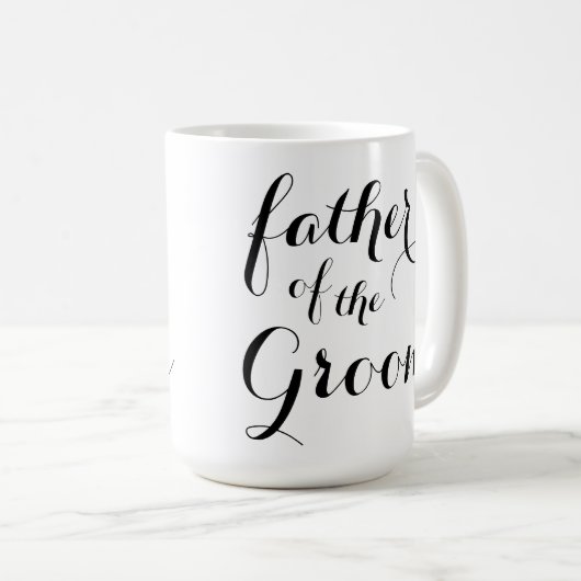 新郎のコップの父 コーヒーマグカップ (正面右)