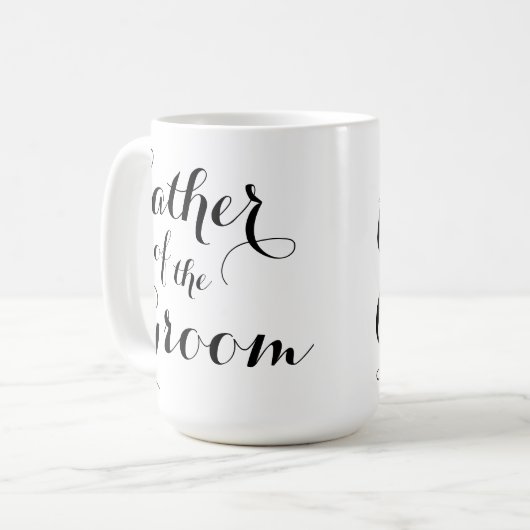 新郎のコップの父 コーヒーマグカップ (正面左)