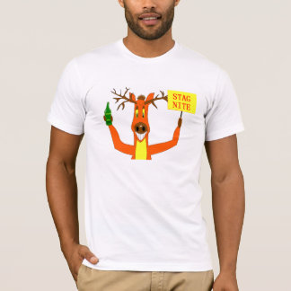 新郎のスタッグナイト Tシャツ