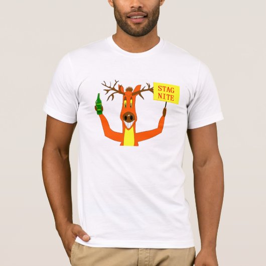 新郎のスタッグナイト Tシャツ (正面)