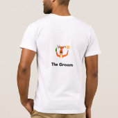 新郎のスタッグナイト Tシャツ (裏面)