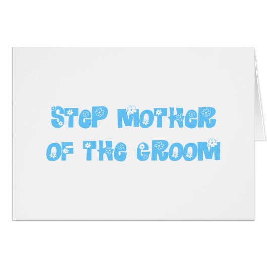 新郎のステップマザー (正面横)