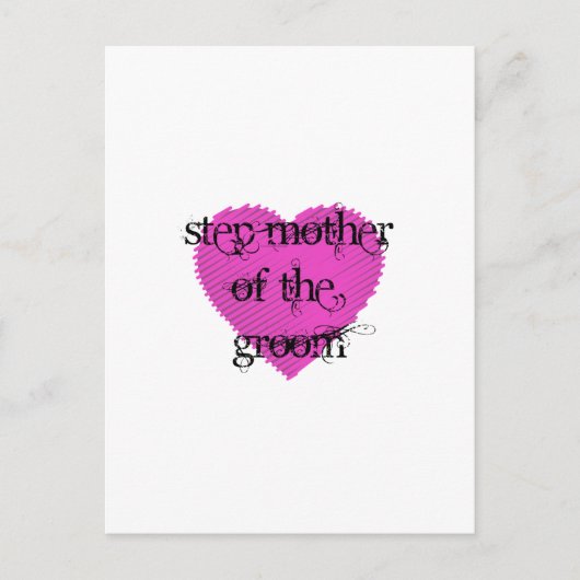 新郎のステップマザー ポストカード (正面)