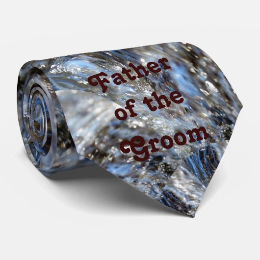 新郎のタイの波の父 ネクタイ (ロール)