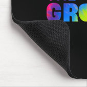 新郎のタイダイステッカー　クールなサングラス　面白い独身最後の宴 マウスパッド (コーナー)