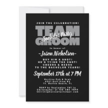 新郎のチーム 黒 男性向け おしゃれ