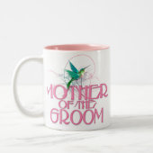 新郎のハチドリの母 ツートーンマグカップ (左)