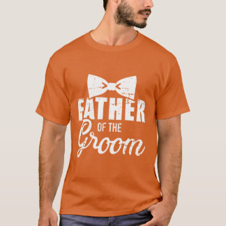 新郎のパパギフトの結婚父またはbachel tシャツ