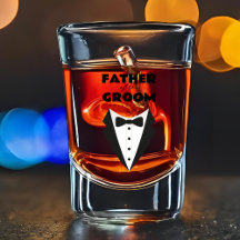 新郎のパーソナライズされた記念結婚品の父