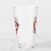 新郎のフローラ結婚ハートの母 タンブラーグラス (右)