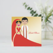 新郎のブライダルシャワーの311インディアンの美しい 招待状 (スタンド正面)