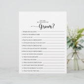 新郎のブライダルシャワー (スタンド正面)