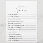 新郎のブライダルシャワー (正面)