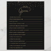 新郎のブライダルシャワー (正面)