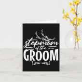 新郎のブライダル愛結婚Cの継母婚約した カード (黄色い花)