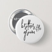 新郎のブラザーボタン 缶バッジ (正面&裏面)