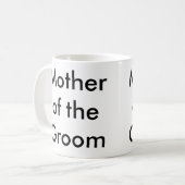 新郎のマグの母 コーヒーマグカップ (正面左)