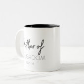 新郎のマグの母 ツートーンマグカップ (正面左)