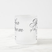 新郎のマグの母 フロストグラスマグカップ (中央)