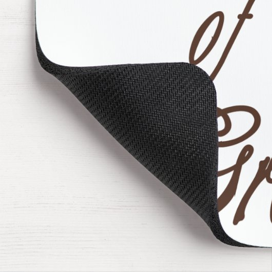 新郎の上品な茶色の母 マウスパッド (コーナー)