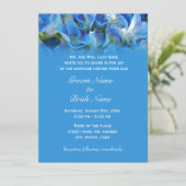 新郎の両親からの結婚式招待状ブルー 招待状 (スタンド正面)