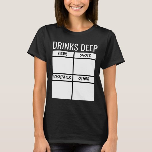 新郎の乾杯 深酒 カウント チャート Tシャツ (正面)
