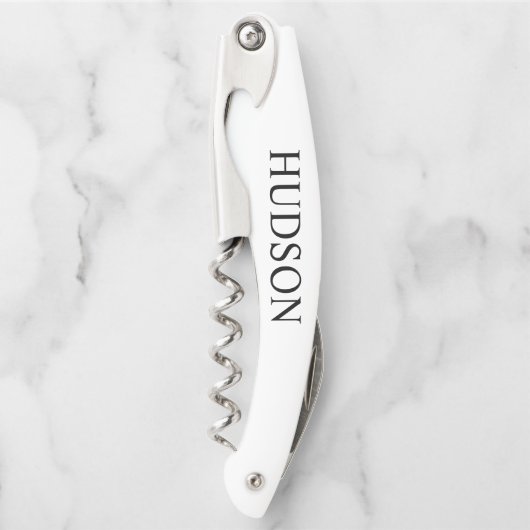 新郎の介添え人用カスタムサーバーの栓抜き ソムリエナイフ (正面)