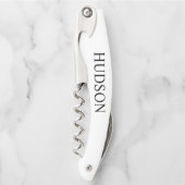 新郎の介添え人用カスタム・ウェイターの栓抜き ソムリエナイフ (正面)