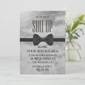 新郎の介添人としてのあなたのサービス 招待状 (スタンド正面)