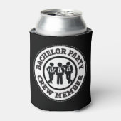 新郎の仲間たちへの参加記念品 缶クーラー (缶正面)
