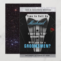 新郎の仲間たちを誘う