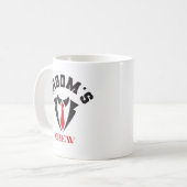 新郎の仲間 新郎の友達 結婚前パーティー コーヒーマグカップ (正面左)
