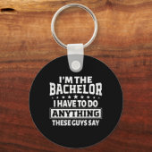新郎の俺が独身最後の夜を祝うバチェラーパーティー 馬鹿騒ぎするぞ！ キーホルダー (正面)